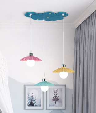 꽃구름 3등 아이방 펜던트 아이방조명