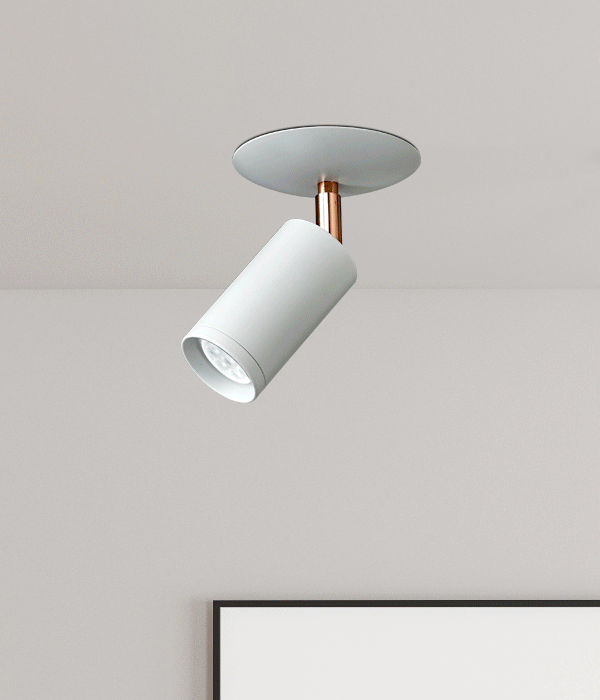 틴 1등 매입 직부등 타공 75mm